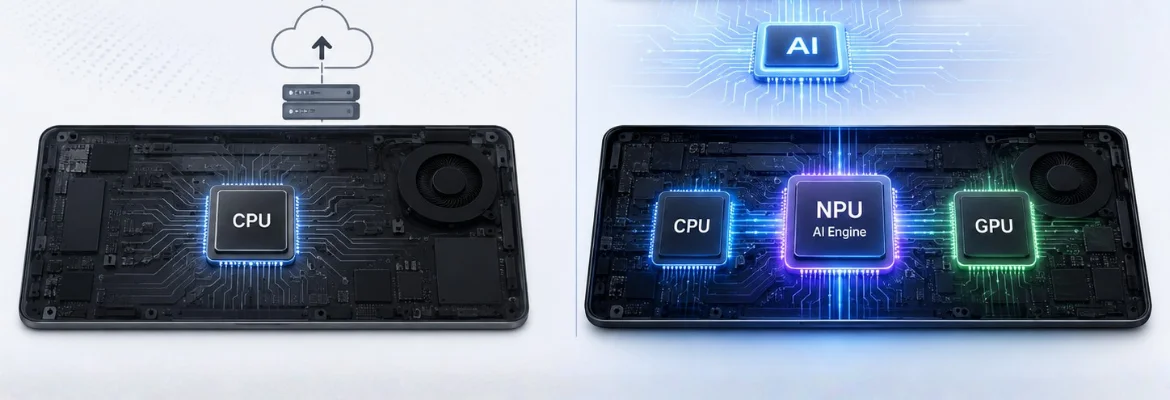 Standart Laptop ve AI PC Karşılaştırması — NPU Farkı