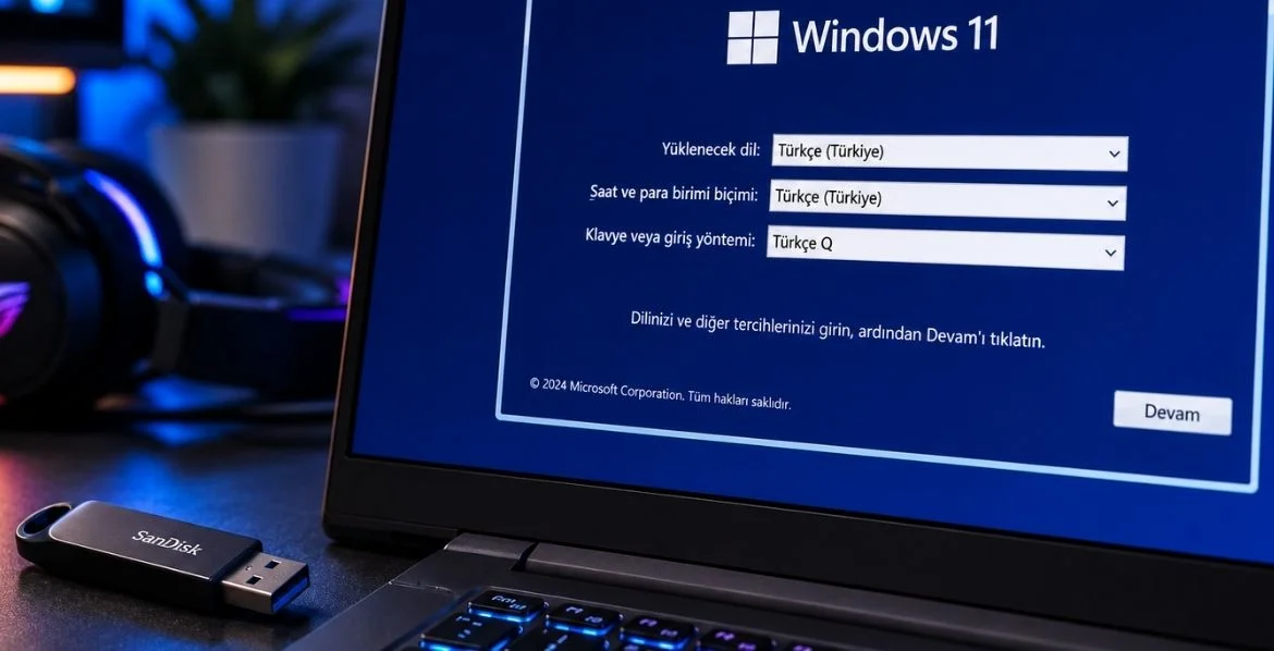 USB Bellek Format� ve Kurulum Medyas� Sorunu