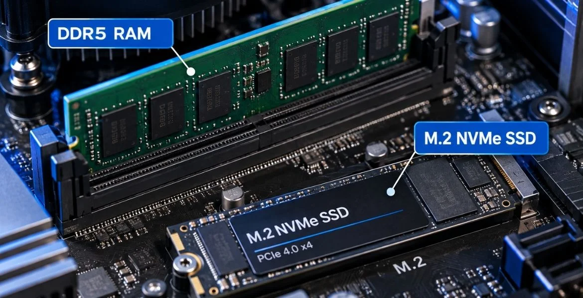 DDR5 Bellek ve NVMe SSD Performans�