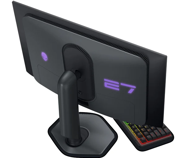 Alienware AW2725DF Tasarım ve AlienFX Alienware AW2725DF gaming monitör arka tasarımı ve AlienFX aydınlatma
