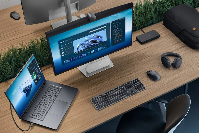 Dell Dock ve Bağlantı Ekosistemi Dell Pro Max 18 Plus MB18250 dock istasyonu ve ofis ekosistemi