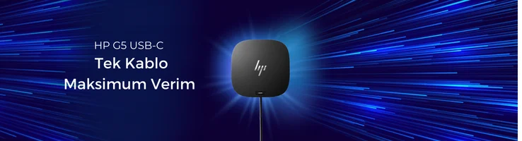 HP G5 USB-C Yerle�tirme �stasyonu 5TW10AA
