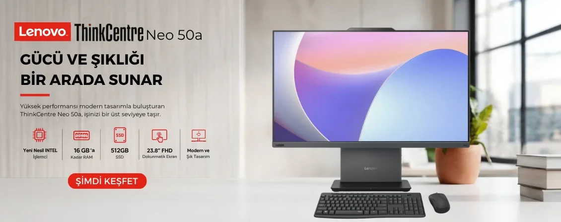 Lenovo ThinkCentre Neo 50a All in One Bilgisayarlarda Kampanya