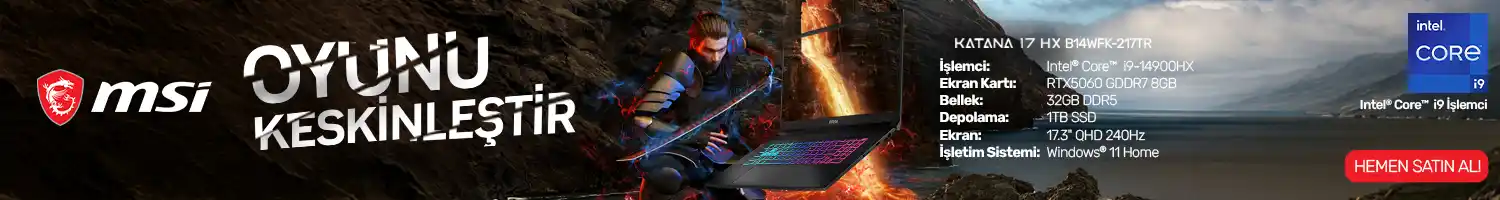 MSI Katana 17 HX B14WFK-217TR