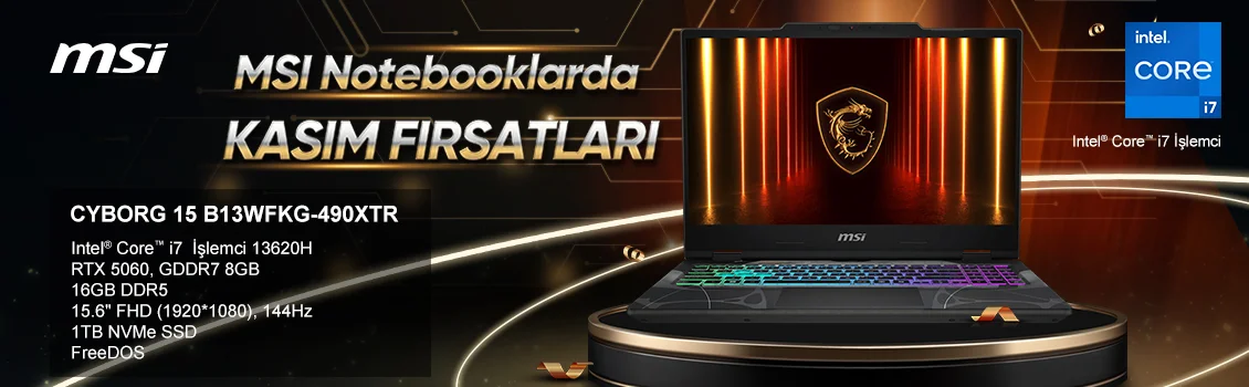 MSI Notebook Kasm Frsatlar