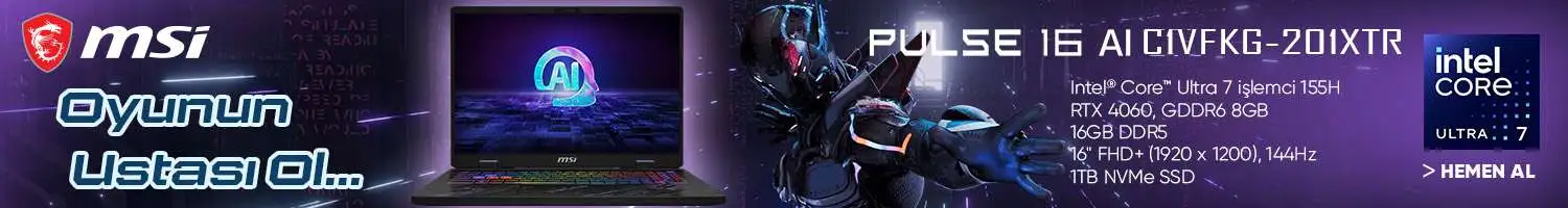 MSI Pulse 16 C1VFKG-201XTR Gaming Laptop
