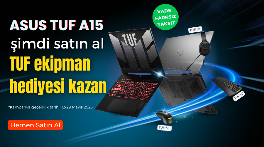 Asus Tuf A15 Satn Al, Tuf Gaming Aksesuar Kazan
