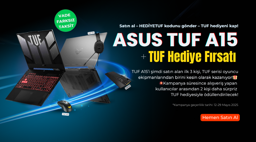 Asus Tuf A15 Satn Al, Tuf Gaming Aksesuar Kazan