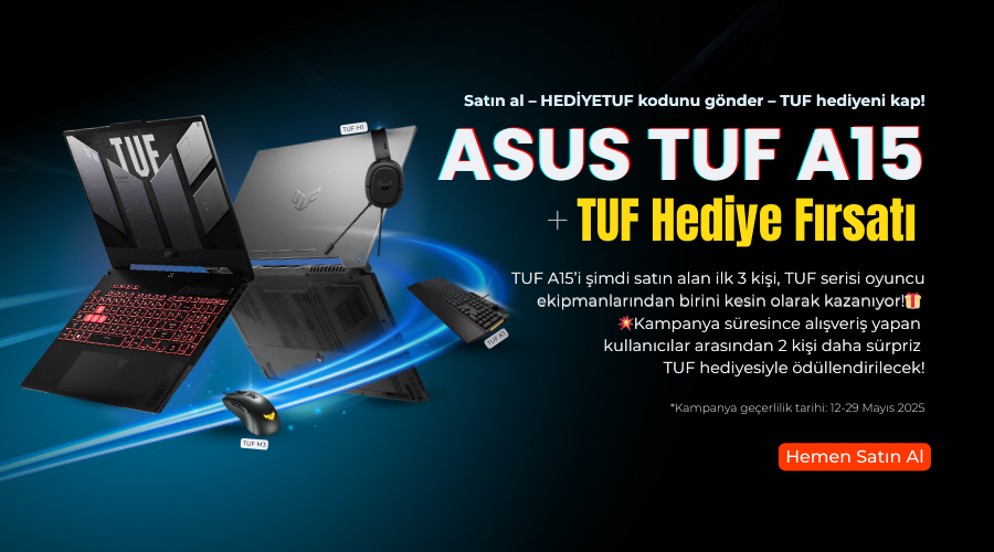 Asus Tuf A15 Satn Al, Tuf Gaming Aksesuar Kazan
