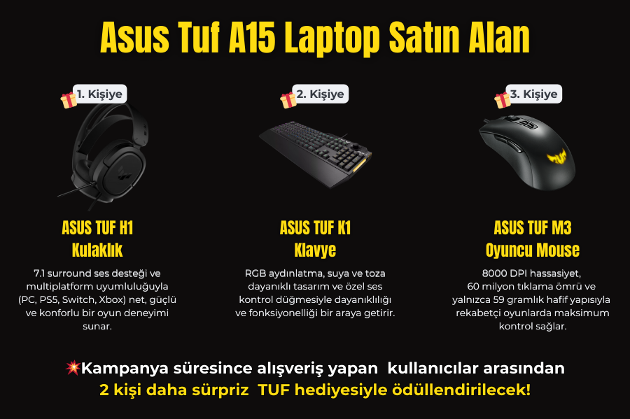 Asus Tuf Gaming Aksesuarlar