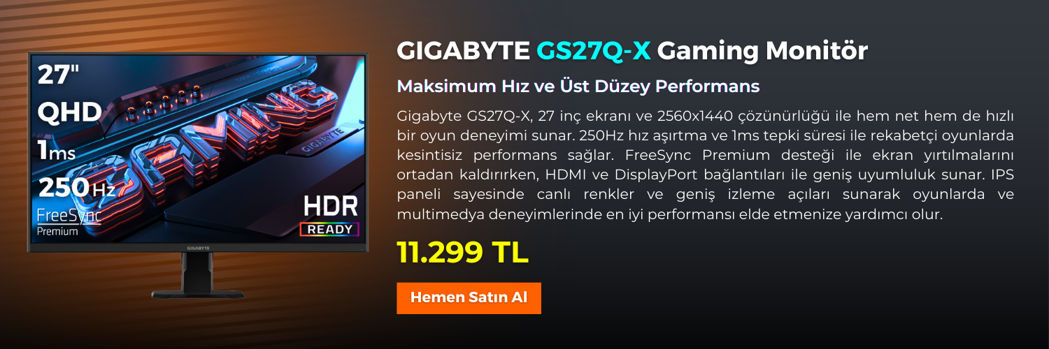 Gigabyte GS27Q-X Gaming Monitr