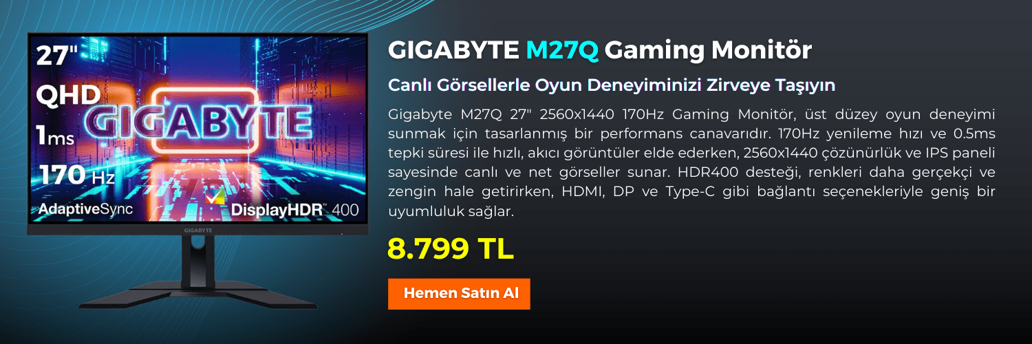 Gigabyte M27Q Gaming Monitr