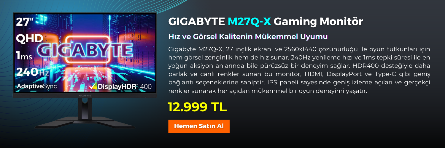 Gigabyte M27Q-X Gaming Monitr