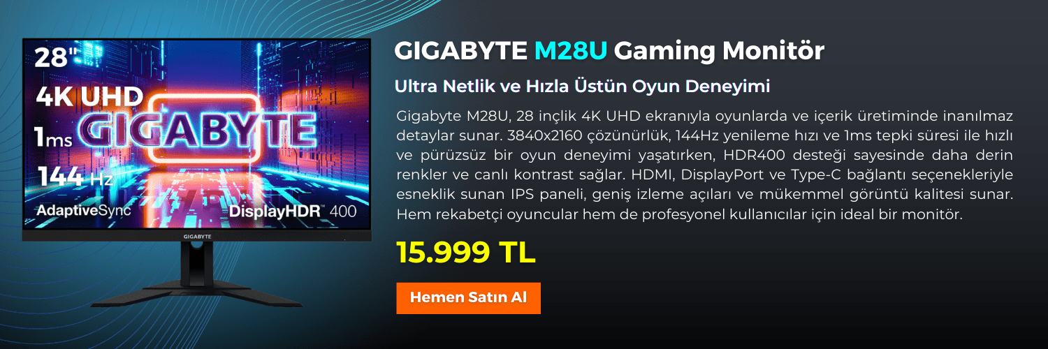 Gigabyte M28U Gaming Monitr