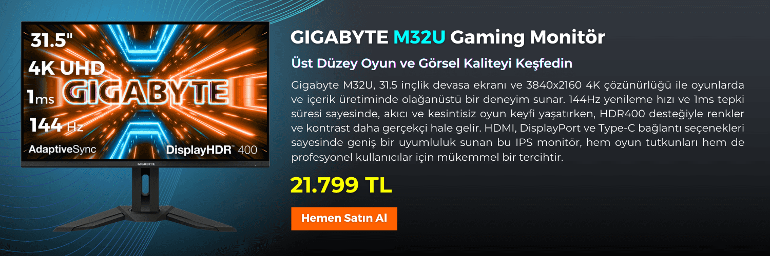 Gigabyte M32U Gaming Monitr