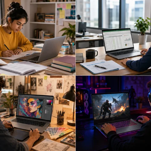 Kullanım Amacına Göre Laptop Seçimi — Öğrenci, Ofis, Tasarım, Oyun