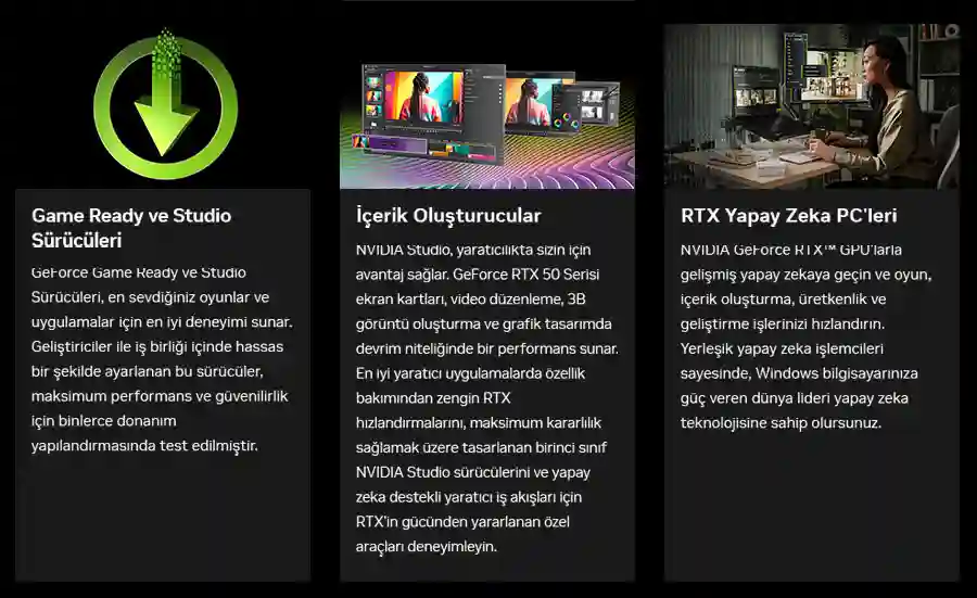 NVIDIA GeForce RTX 5060 zellikler