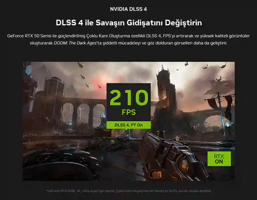 NVIDIA GeForce RTX50 ile Serisi DLSS4