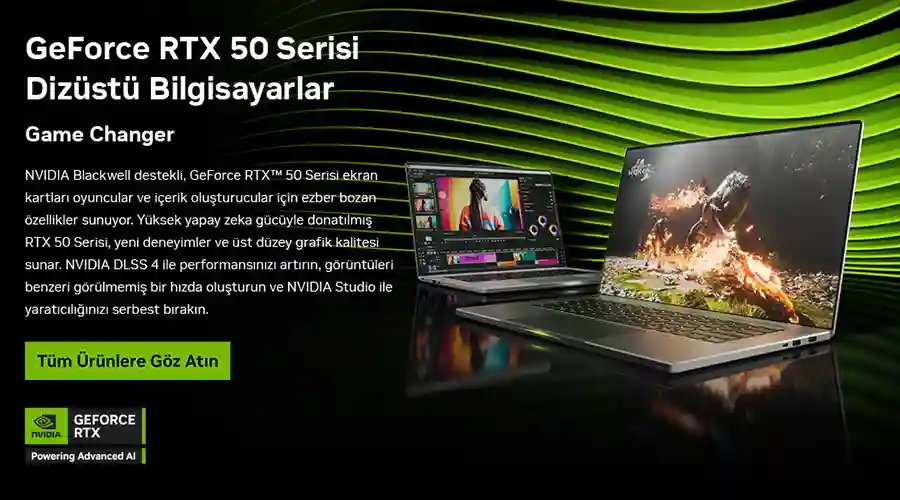 NVIDIA GeForce RTX50 Dizst Bilgisayarlar