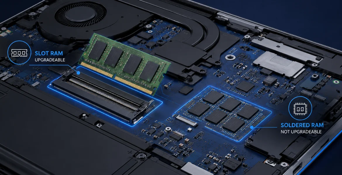 RAM Sonradan Eklenebilir mi? Soldered RAM ve SO-DIMM Slot Farkı