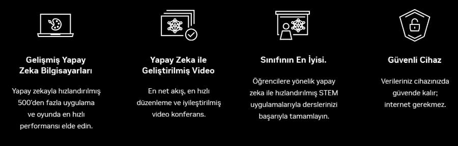 NVIDIA Yapay Zeka zellikleri