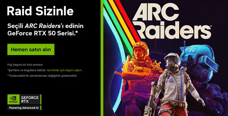 NVIDIA ARC Raiders Kampanyas