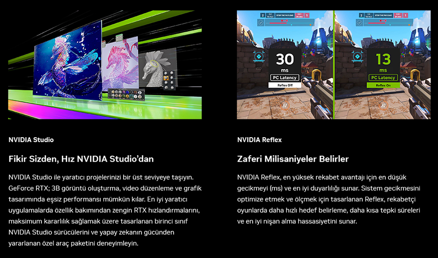 NVIDIA Black Friday Kampanyas Studio ve Reflex