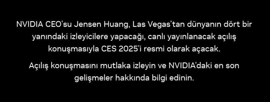 NVIDIA CES 2025 Al Konumas