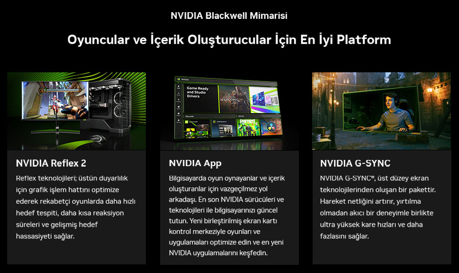 NVIDIA GeForce RTX 5060 zellikler