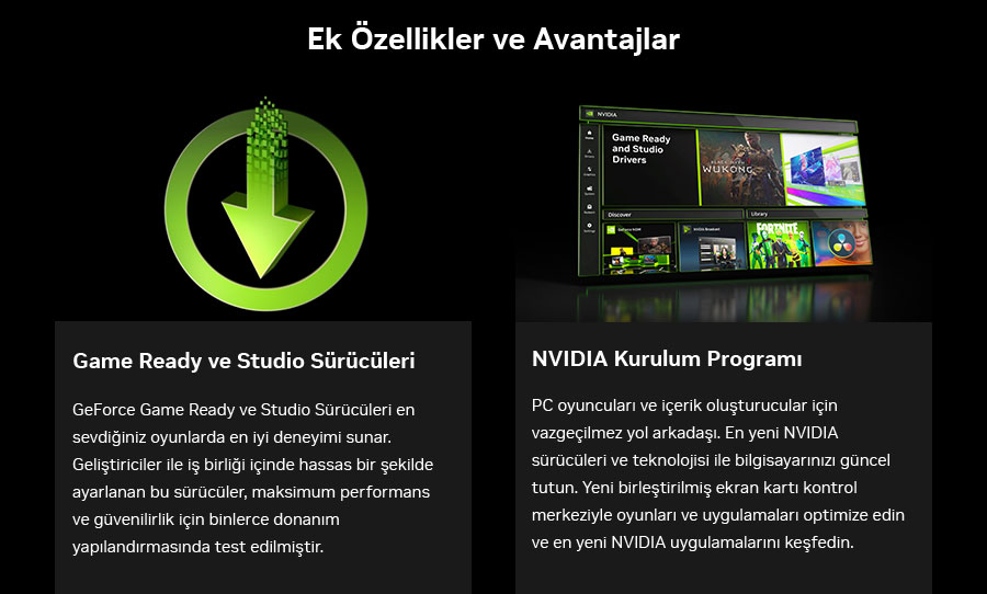 NVIDIA GeForce RTX50 Masast Bilgisayar Avantajlar