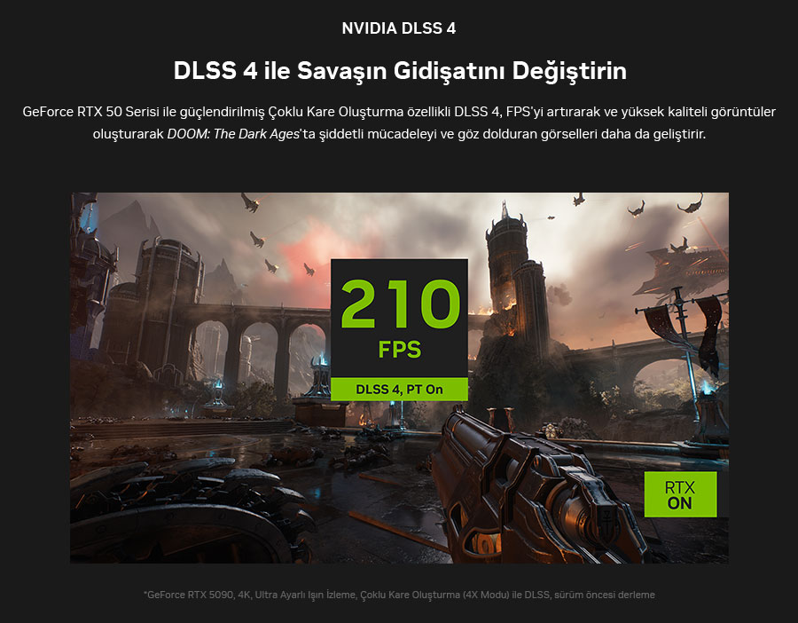 NVIDIA GeForce RTX50 ile Serisi DLSS4