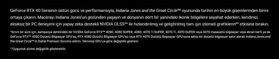 NVIDIA Indiana Jones Kampanyas Hakknda