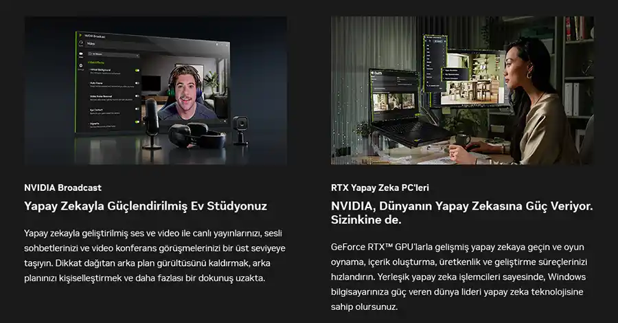 NVIDIA Yl Sonu Kampanyas Broadcast & Yapay Zeka