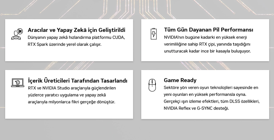 Nvidia Spark �zellikler
