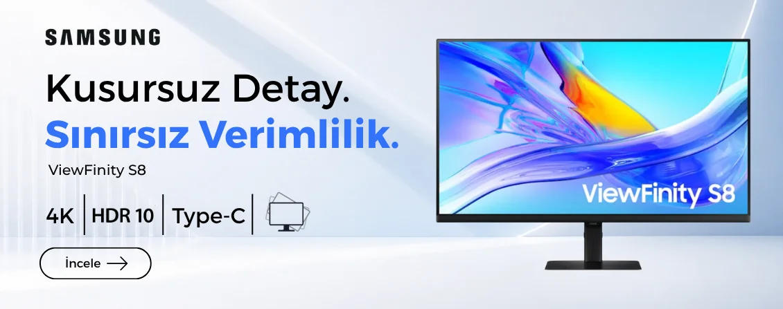 Samsung ViewFinity S8 LS32D800UAUXUF Monit�r