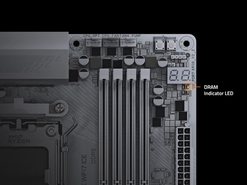 Gigabyte X870E AORUS Elite WiFi7 ICE Optimal DRAM Kurulum G�stergesi