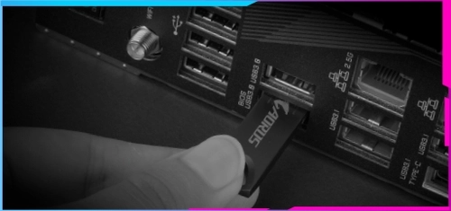 Gigabyte X870E AORUS Elite WiFi7 ICE Q-Flash Plus BIOS G�ncelleme Ad�m 2 USB Bellek Haz�rlama