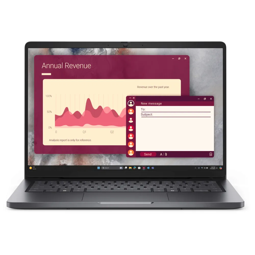 Dell Pro 14 PC14250 Core 5 120U 64GB 512GB SSD 14 FHD+ Windows 11 Pro BTO010