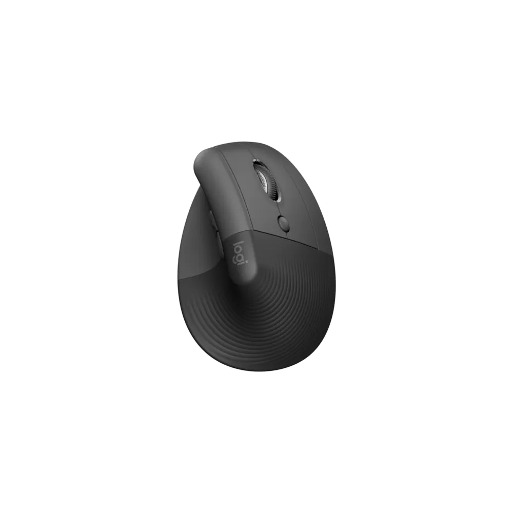 Logitech Lift Vertical Dikey Sessiz Ergonomik Optik Kablosuz Mouse Siyah 910-006473