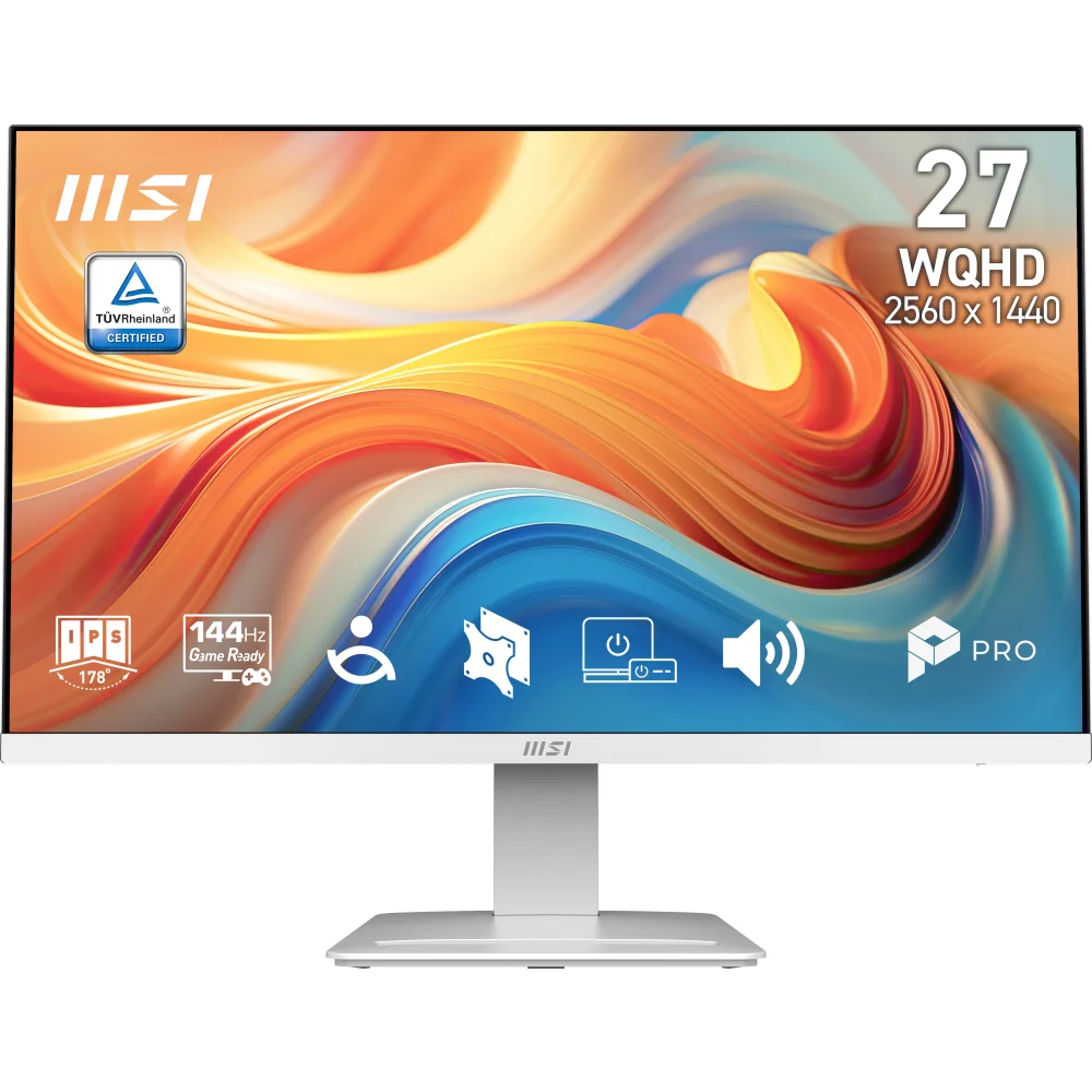 MSI PRO MP273QW E14 27 2560x1440 WQHD 144Hz 4ms HDMI DP HDR Ready AMD FreeSync IPS Monitör
