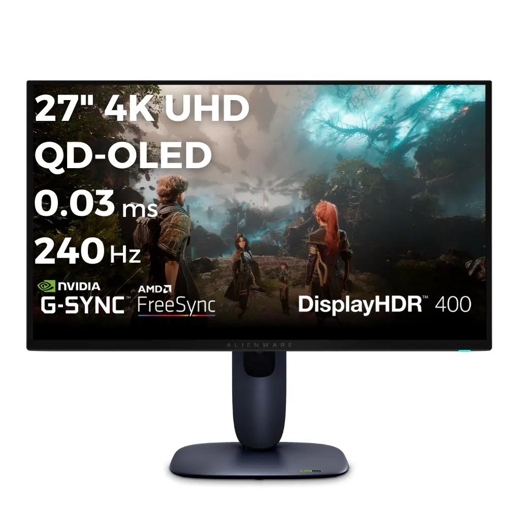 Dell Alienware AW2725Q 27 3840x2160 UHD 240Hz 0.03 ms HDMI DP Type