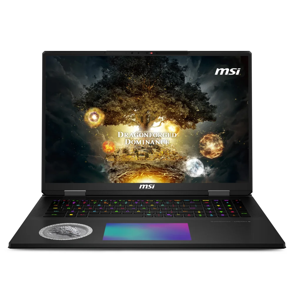 MSI Titan 18 HX Dragon Editon A2WJ-1223TR Ultra 9 290HX Plus 96GB 4TB SSD 24GB RTX5090 18 UHD+ 120Hz Windows 11