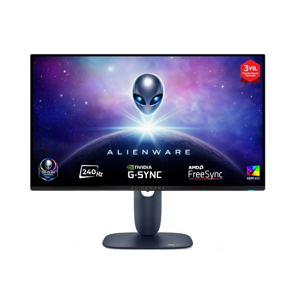 Dell Alienware AW2725Q 27 inç 4K UHD 240Hz 0.03ms QD-OLED Oyuncu