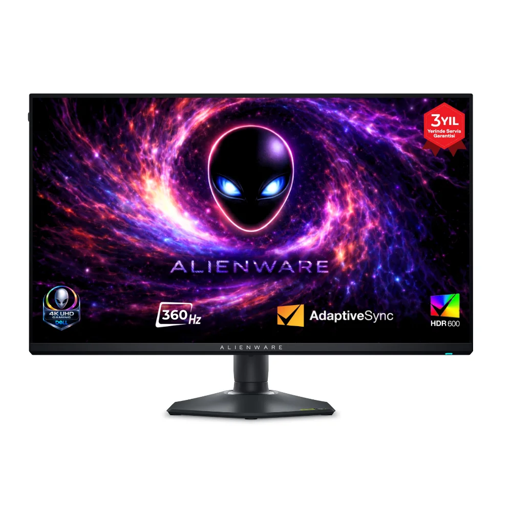 Dell Alienware AW2725QF 27 Dual Çözünürlük 4K 180Hz - FHD 360Hz 0.5ms HDMI DP Type-C HDR 600 Adaptive Sync IPS Gaming Monitör