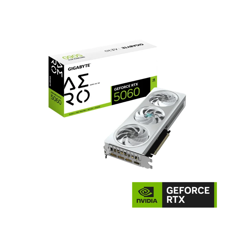 Gigabyte GeForce RTX 5060 AERO OC 8G 8GB 128Bit GDDR7 GV-N5060AERO OC-8GD