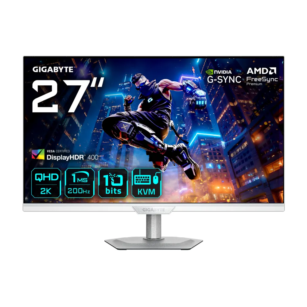 Gigabyte M27Q2 QD ICE 27 2560x1440 QHD 200Hz 1ms HDMI DP Type-C HDR 400 FreeSync Premium SS-IPS Gaming Monitör