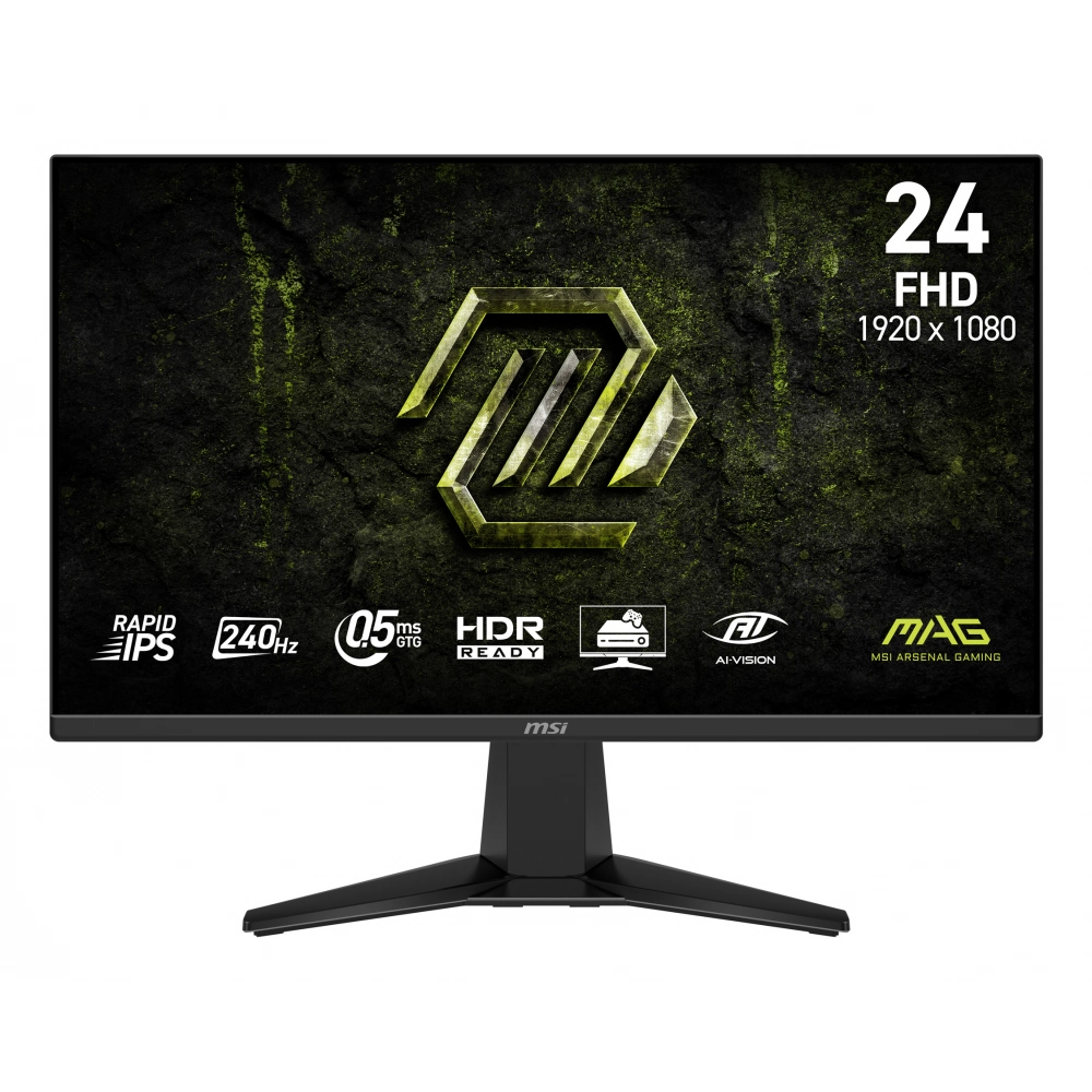 MSI MAG 245F X24 23.8 1920x1080 FHD 240Hz 0.5ms HDMI DP HDR Ready AMD FreeSync Rapid IPS Gaming Monitör