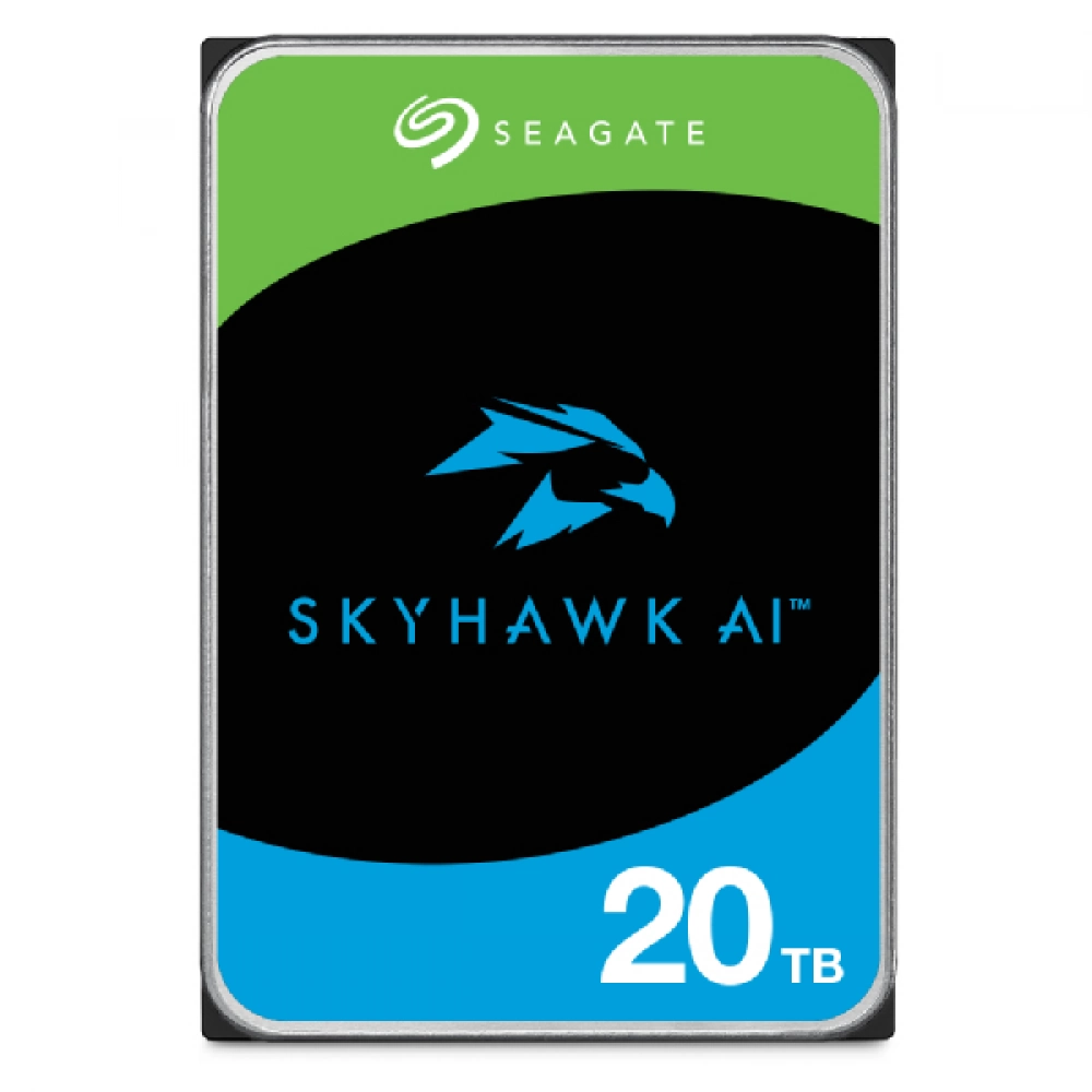 Seagate SkyHawk AI 20TB 7200RPM 512MB Sata 3 ST20000VE003 7/24 Güvenlik Diski