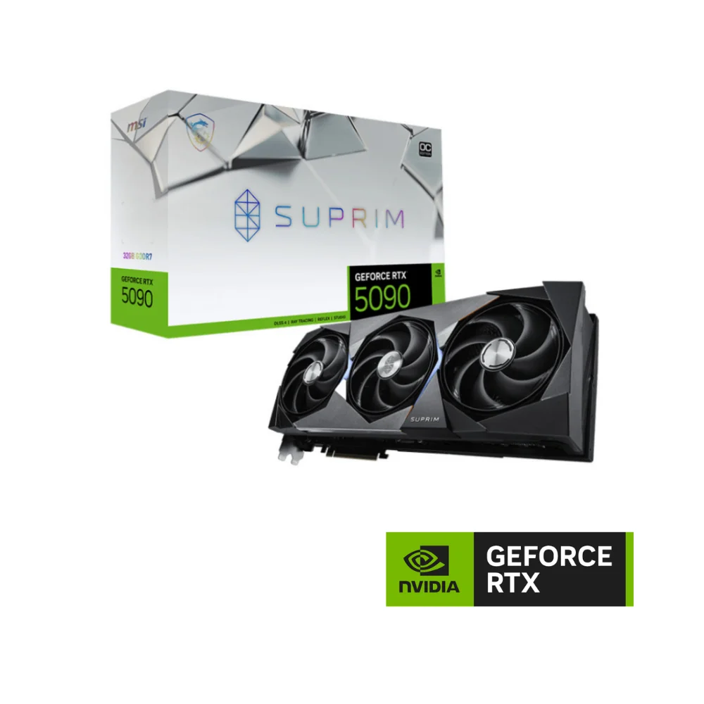 MSI GeForce RTX 5090 32G Suprim OC 32GB GDDR7 512bit DX12 PCIe 5.0 (3xDP 1xHDMI) Ekran Kartı