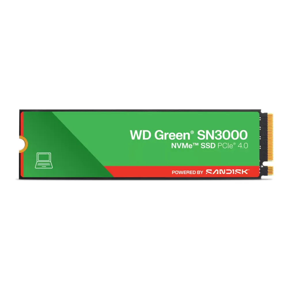 WD Green SN3000 500GB M.2 NVMe SSD Disk WDS500G4G0E